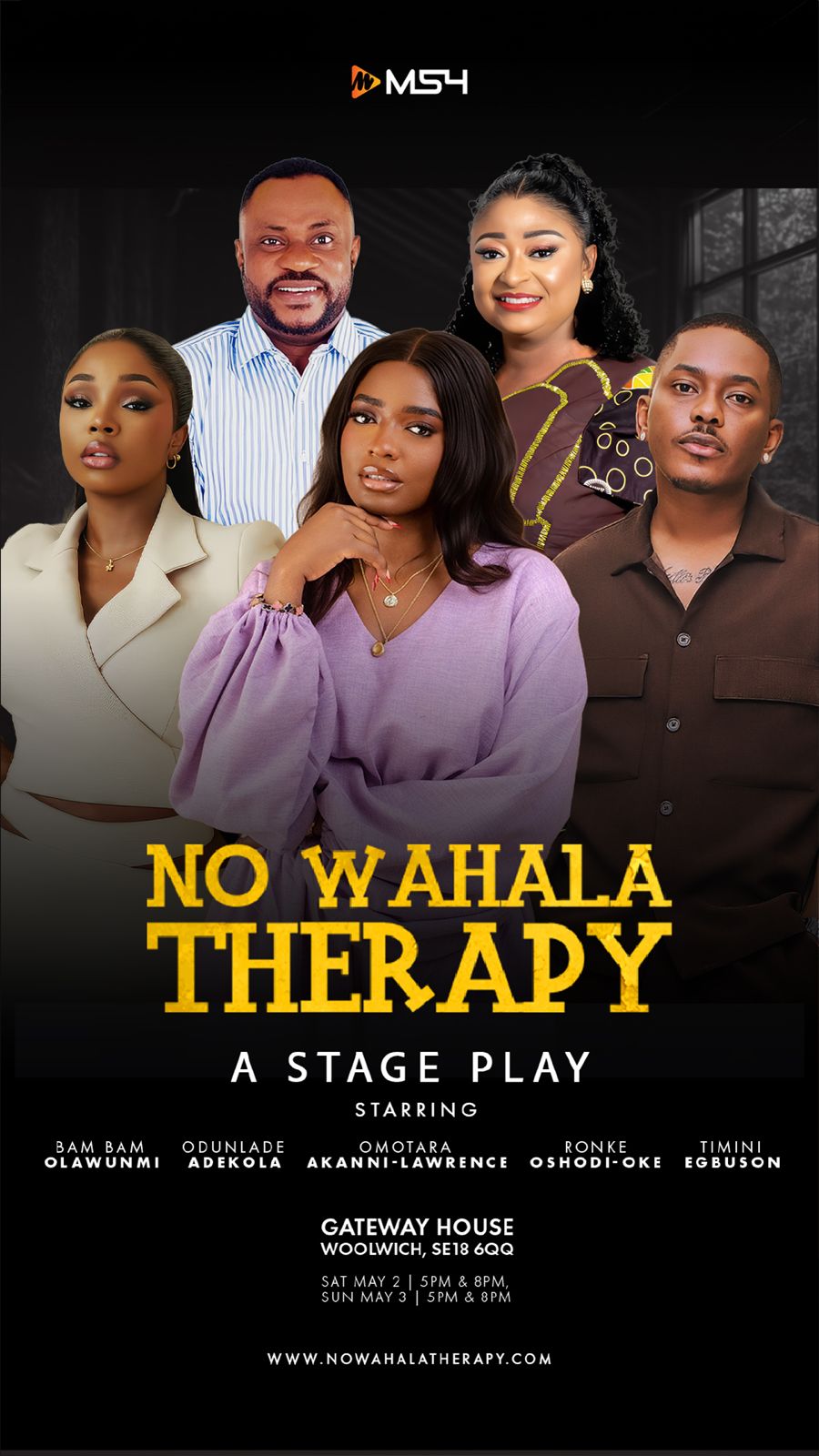 No Wahala Therapy poster